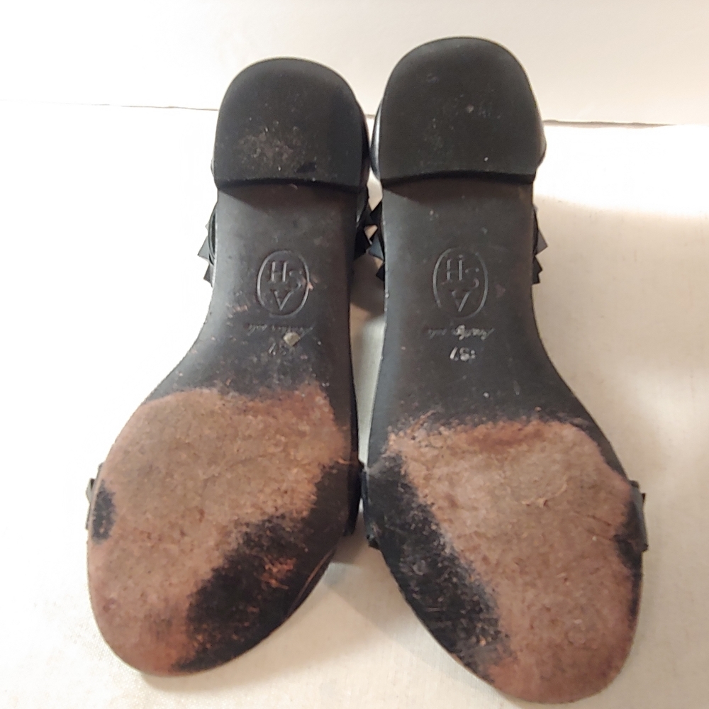 ASH Gladiator Studded Black Open Toe Sandals 37 - Picture 8 of 14
